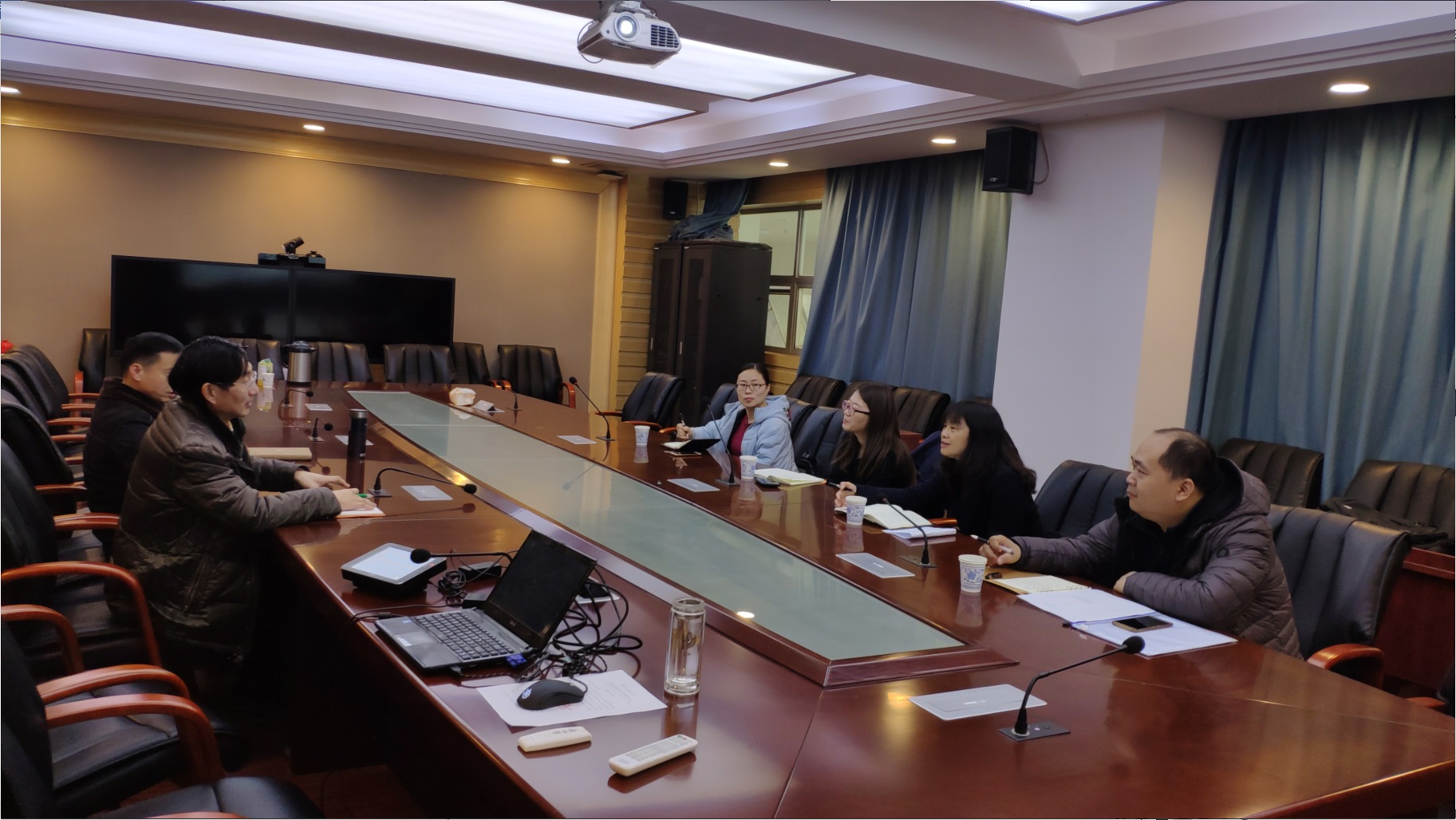 北京工业大学来我校考察信息化工作